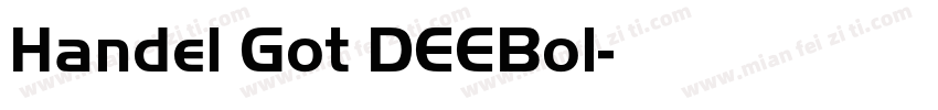 Handel Got DEEBol字体转换